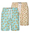 Foodie Lounge Shorts Twin Pack Multi
